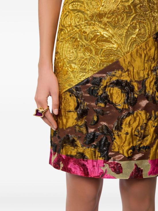 26SS 니나리찌 미디 스커트 26PCJU029 PL0505 M1457 Yellow - NINA RICCI