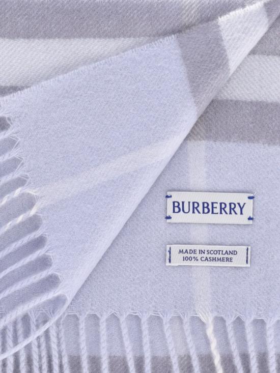 26SS 버버리 체크 캐시미어 스카프 8112649B9725 Purple - BURBERRY