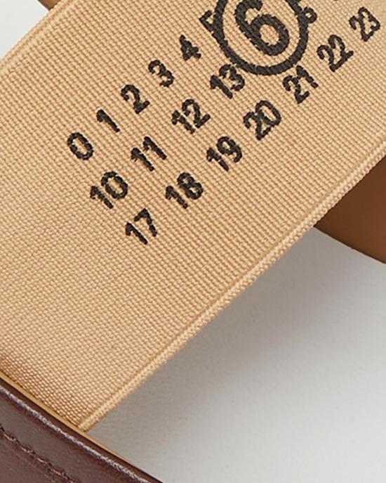 26SS MM6 메종마르지엘라 플랫 슈즈 5653720 Brown - MM6 MAISON MARGIELA