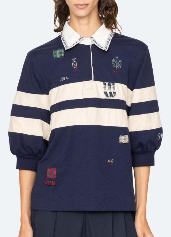  씨뉴욕 폴로 티셔츠 씨 니 클레어라 셔츠 멀티 - SEA NY