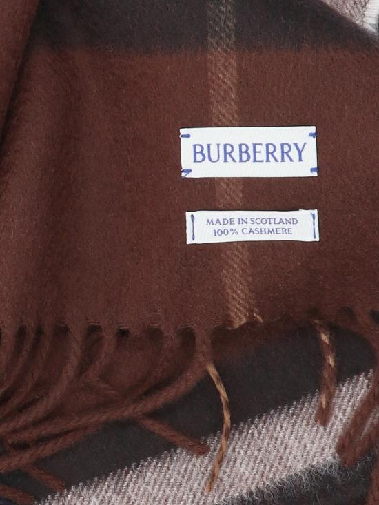 26SS 버버리 체크 캐시미어 스카프 8112638B7313 Brown - BURBERRY