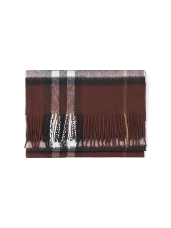 26SS 버버리 체크 캐시미어 스카프 8112638B7313 Brown - BURBERRY