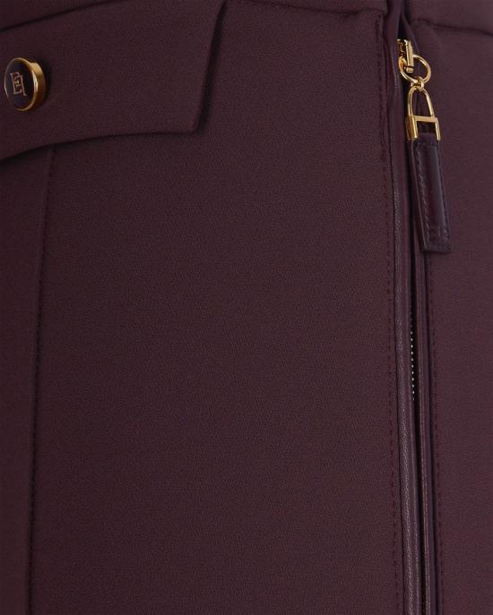 25FW 엘리자베타프랜치 스트레이트 팬츠 9933760 Brown - ELISABETTA FRANCHI