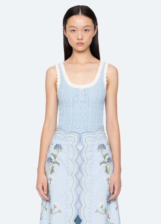  씨뉴욕 민소매 티셔츠 시 뉴욕 조지아 탱크