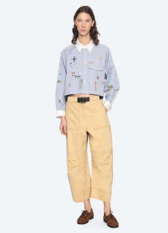  씨뉴욕 크롭 팬츠 씨 니 안드레아 팬츠 - SEA NY