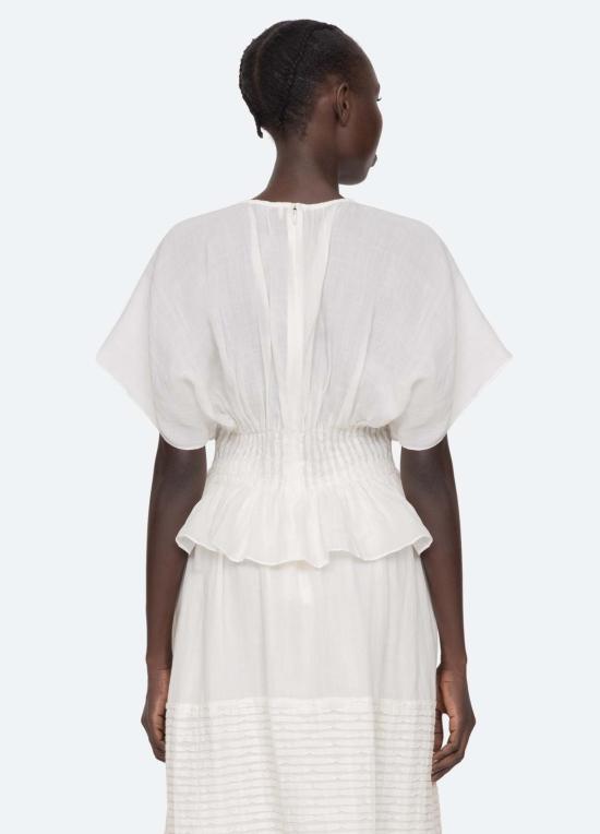  씨뉴욕 블라우스 씨 나이 바이올렛 탑 - SEA NY