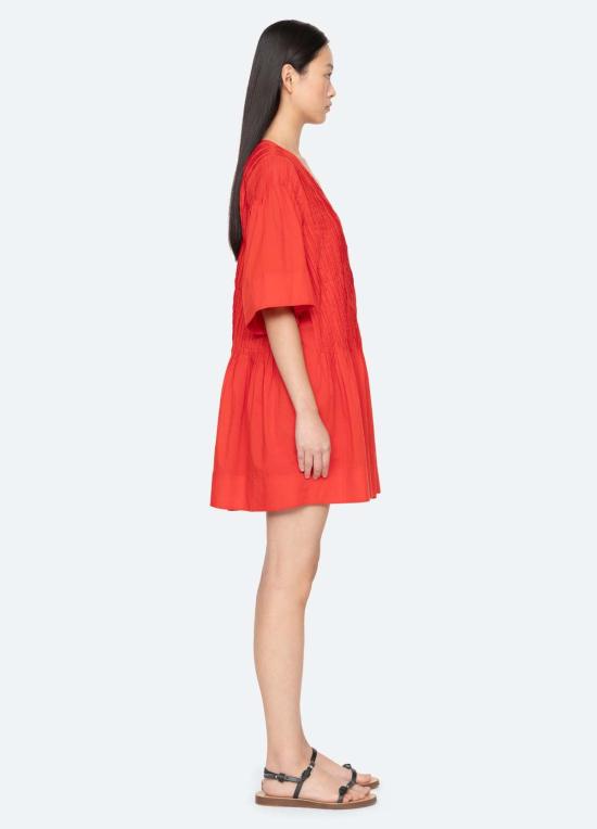  씨뉴욕 숏 원피스 SS26 052 RED - SEA NY