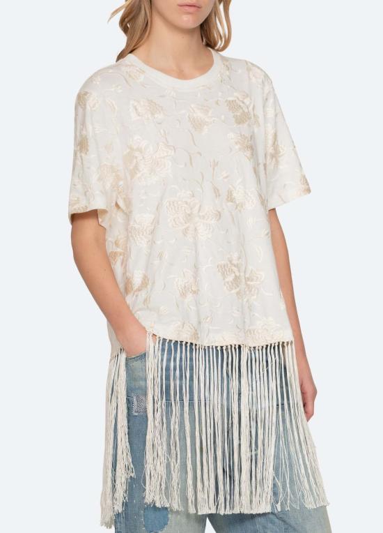  씨뉴욕 반팔 티셔츠 Sea Ny Rafina 콤보 티셔츠 화이트 - SEA NY