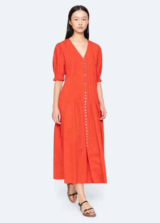  씨뉴욕 미디 원피스 SS26 054 RED