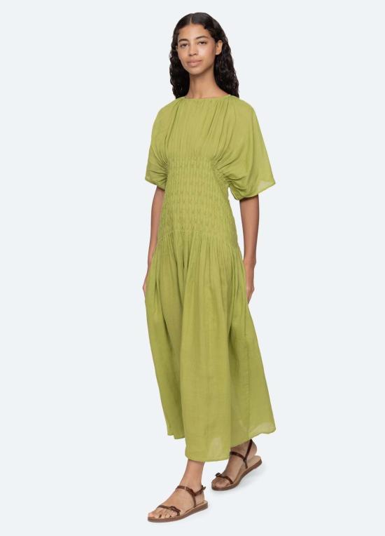  씨뉴욕 롱 원피스 씨 니 바이올렛 드레스