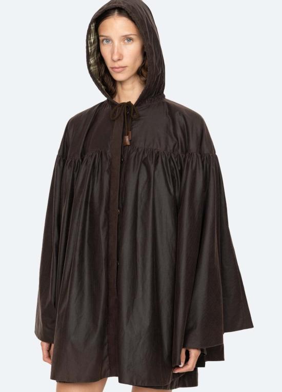  씨뉴욕 자켓 바다 니 퀀틴 폰초 브라운 - SEA NY