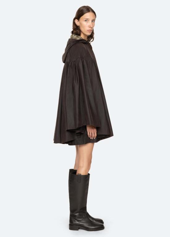  씨뉴욕 자켓 바다 니 퀀틴 폰초 브라운 - SEA NY