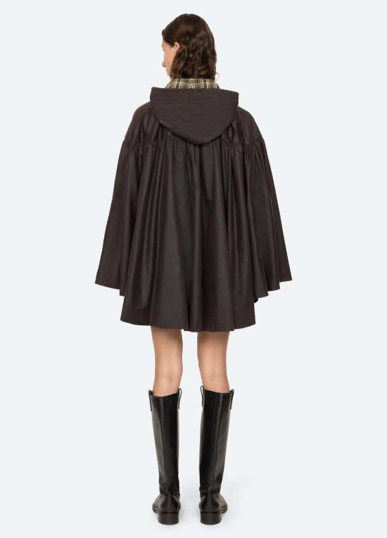  씨뉴욕 자켓 바다 니 퀀틴 폰초 브라운 - SEA NY