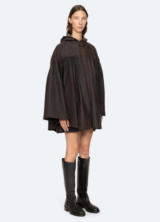  씨뉴욕 자켓 바다 니 퀀틴 폰초 브라운 - SEA NY