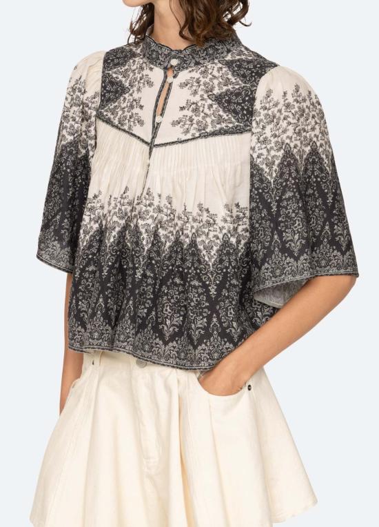  씨뉴욕 블라우스 씨 니 헤드라 탑 멀티 - SEA NY