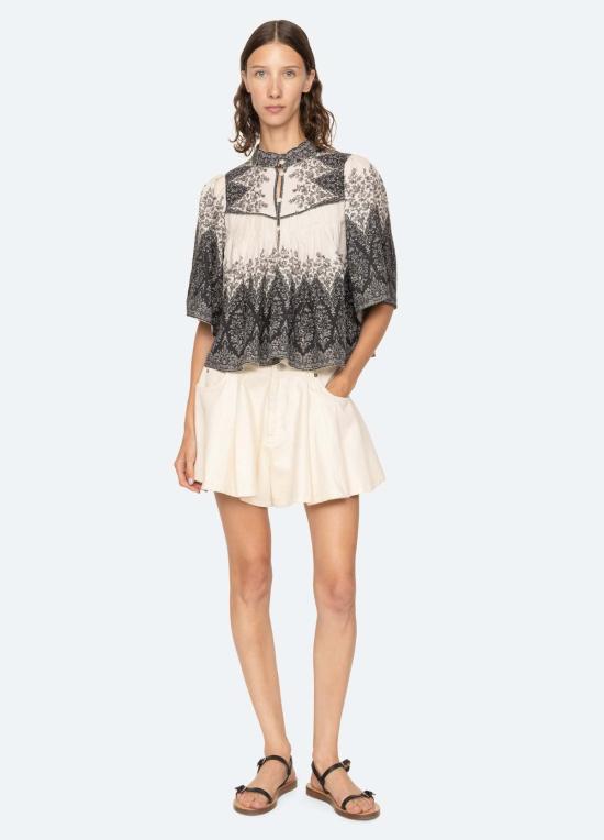  씨뉴욕 블라우스 씨 니 헤드라 탑 멀티 - SEA NY