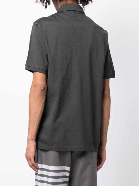 26SS 톰브라운 피케 포켓 폴로 티셔츠 MJP022A01455025 GREY - THOM BROWNE