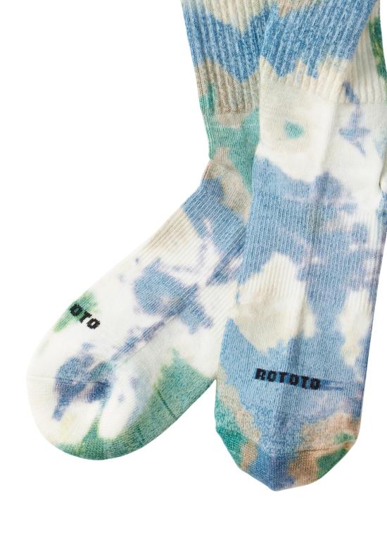 25FW 로토토 양말 488812241 GREEN BLUE - ROTOTO