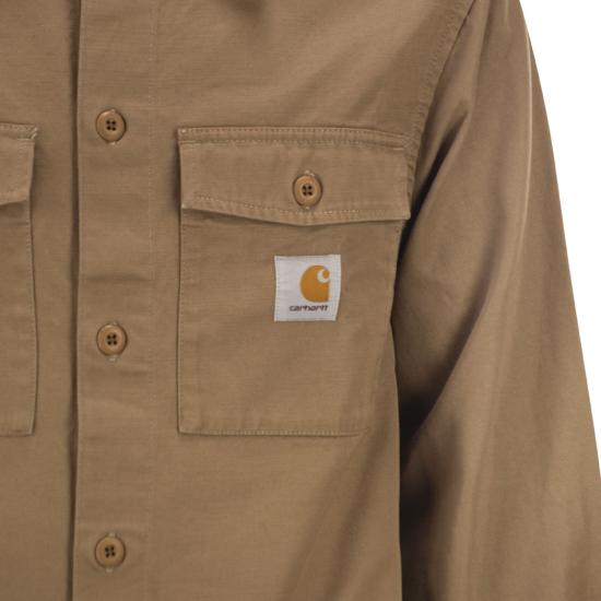 26SS 칼하트 긴팔 셔츠 I036271 HAZELNUT - CARHARTT