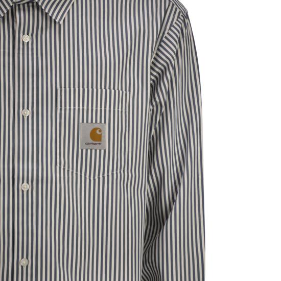 26SS 칼하트 긴팔 셔츠 I035952 WHITE BLUE - CARHARTT