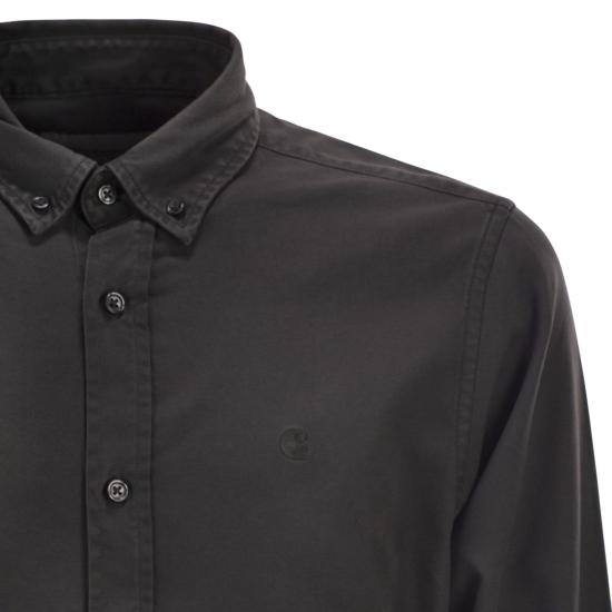 26SS 칼하트 롱슬리브 볼튼 셔츠 I030238 ANTHRACITE - CARHARTT