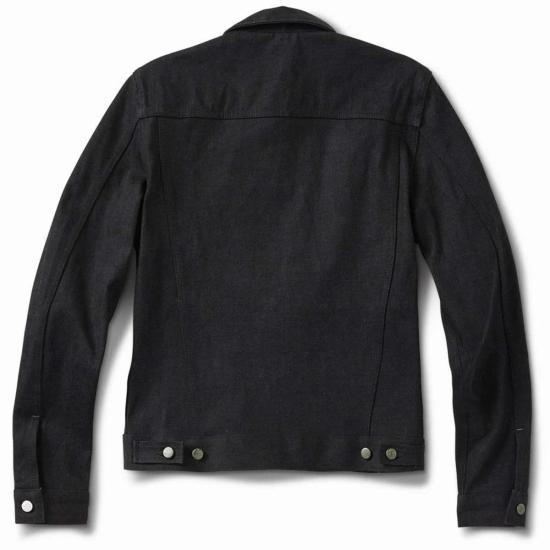  셰이퍼스 가먼트 호텔 데님 자켓 셰퍼스 가먼트 호텔 설퍼 블랙 데님 재킷 - SCHAEFFERS GARMENT HOTEL