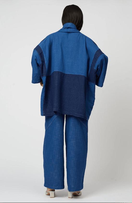  아뜰리에 델핀 코트 아틀리에 델핀 하오리  패치워크 - ATELIER DELPHINE