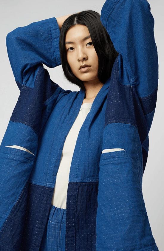  아뜰리에 델핀 코트 아틀리에 델핀 하오리  패치워크