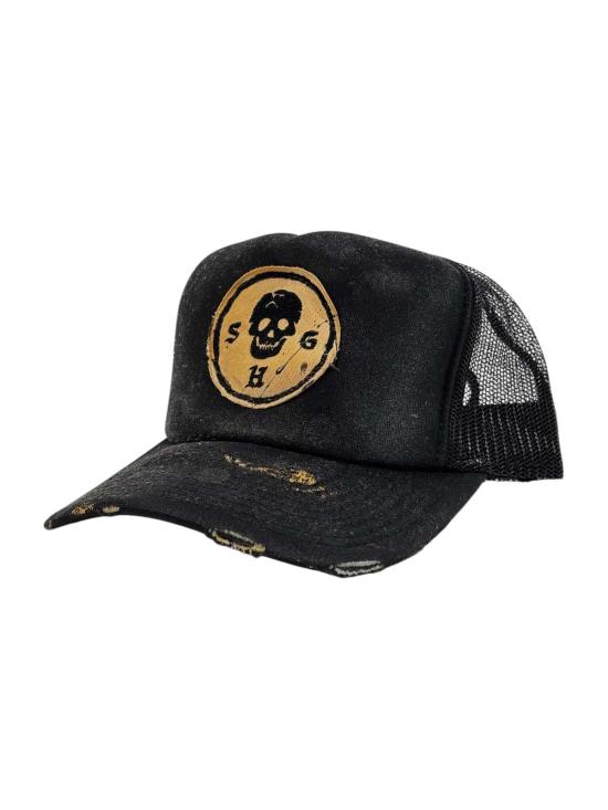  셰이퍼스 가먼트 호텔 볼캡 샤퍼스 가먼트 호텔 로고 오일 얼룩  블랙