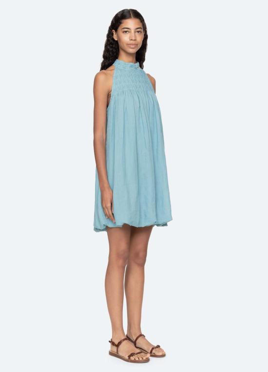  씨뉴욕 숏 원피스 씨 나이 바이올렛 미니 드레스 - SEA NY