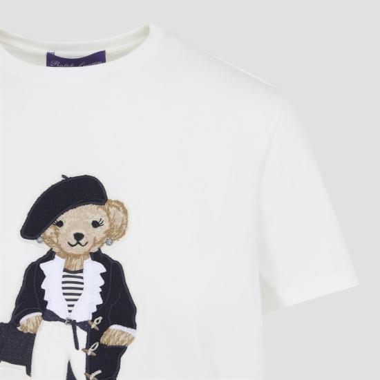 26SS 랄프 로렌 반팔 티셔츠 290P11353001 LUX CREAM WHITE - RALPH LAUREN