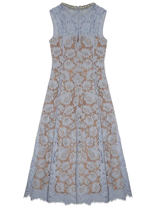 25SS 셀프 포트레이트 미디 원피스 SS25 158M BL BLUE - SELF PORTRAIT