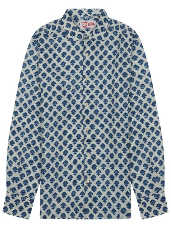 25SS 세인트바쓰 긴팔 셔츠 PAMP001 01351H10 BLUE