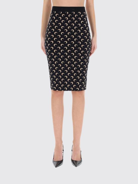 25FW 마린세르 미디 스커트 WSK123ACJER0001 IT99 Beige