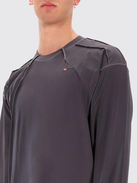 25FW 디젤 반팔 티셔츠 A194640NIAX 93R Grey - DIESEL