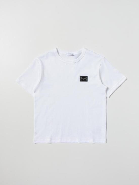 25FW [키즈] 돌체앤가바나 티셔츠 L4JT7TG7I2O W0800 White