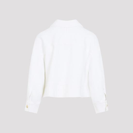 26SS 엘리자베타프랜치 자켓 GB00561E2 White - ELISABETTA FRANCHI