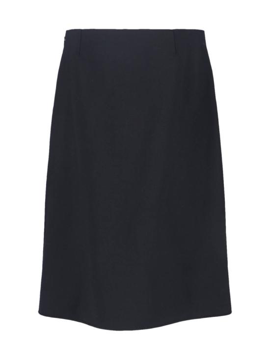 26SS 쿠레쥬 미디 스커트 126CJU333PL01709999 Black - COURREGES