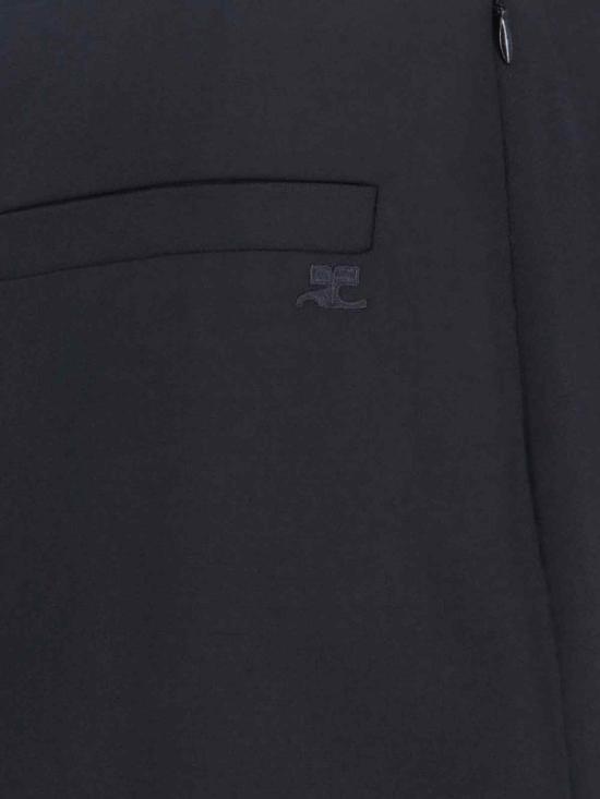 26SS 쿠레쥬 미디 스커트 126CJU333PL01709999 Black - COURREGES