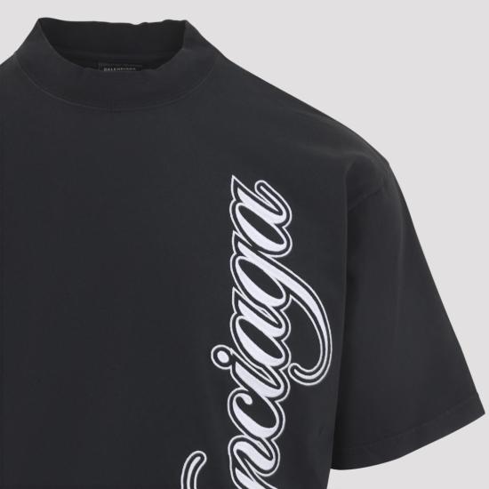 26SS 발렌시아가 반팔 티셔츠 764235 TTVM7 Black - BALENCIAGA