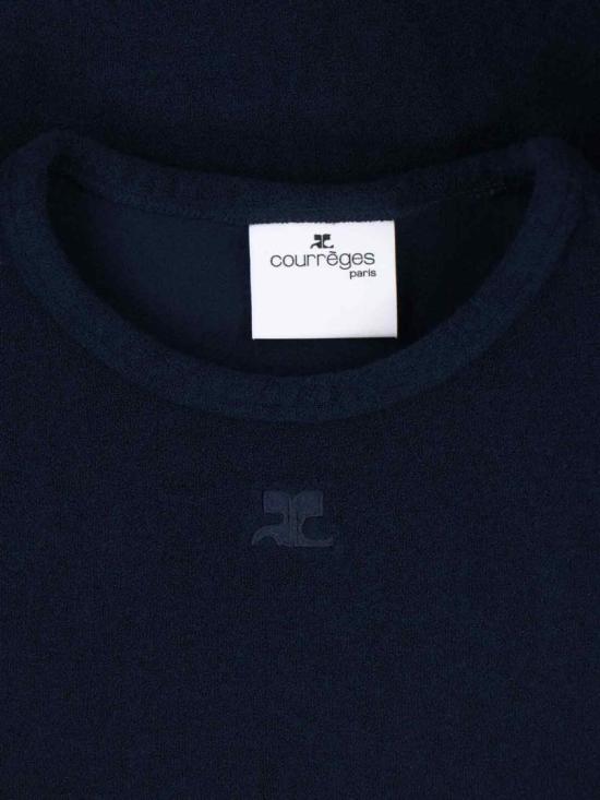 26SS 쿠레쥬 반팔 티셔츠 126JTS239JS02647053 Blue - COURREGES