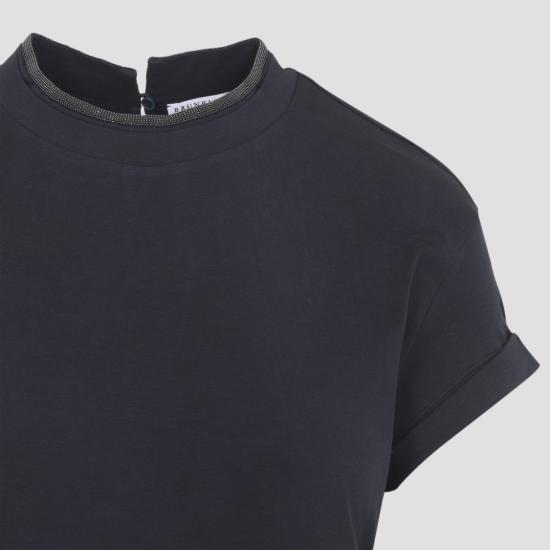 26SS 브루넬로 쿠치넬리 반팔 티셔츠 M0T18BD200 Black - BRUNELLO CUCINELLI