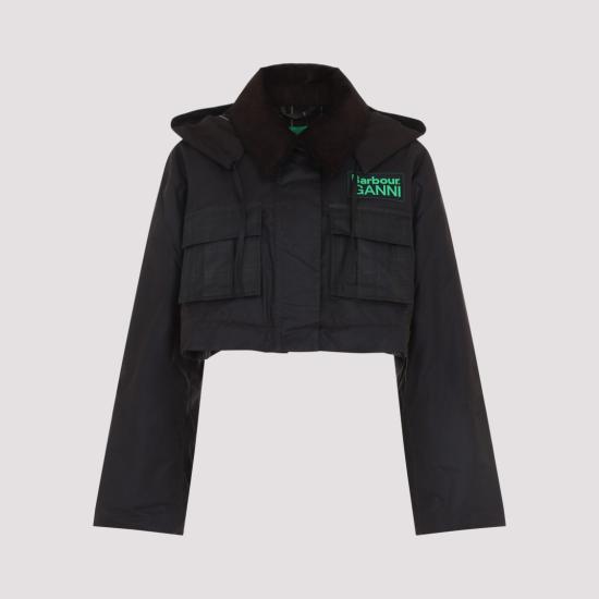 26SS 바버 X 가니 자켓 LWX1523 Black - BARBOUR X GANNI