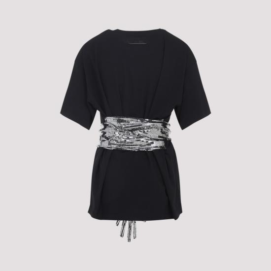 26SS MM6 메종마르지엘라 반팔 티셔츠 S52GC0358 M20170 Black - MM6 MAISON MARGIELA