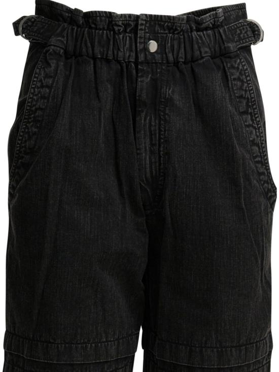 26SS 이자벨마랑에뚜왈 스트레이트 팬츠 26PPA0662FA Black - ISABEL MARANT ETOILE