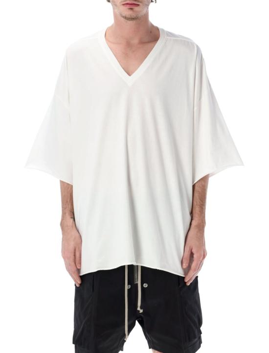 26SS 릭 오웬스 반팔 티셔츠 RU01F2279JA White