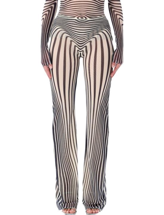 26SS 장 폴 고티에 스트레이트 팬츠 TR067M019P Neutrals