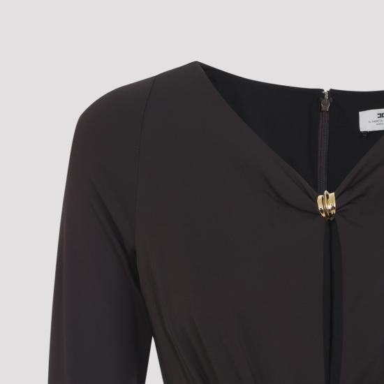 26SS 엘리자베타프랜치 롱 원피스 ABR1461E2 Black - ELISABETTA FRANCHI