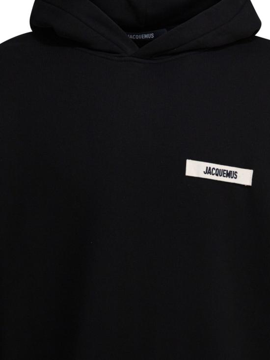 26SS 자크뮈스 그로그랭 후드 티셔츠 HOM00247AJ00126 Black - JACQUEMUS