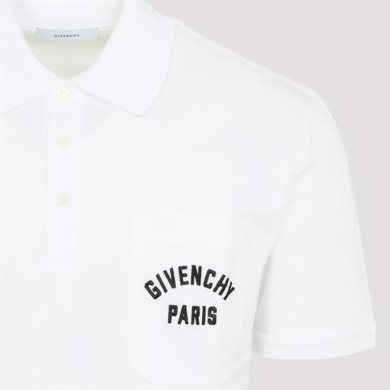 26SS 지방시 폴로 티셔츠 BML00T3YSD White - GIVENCHY